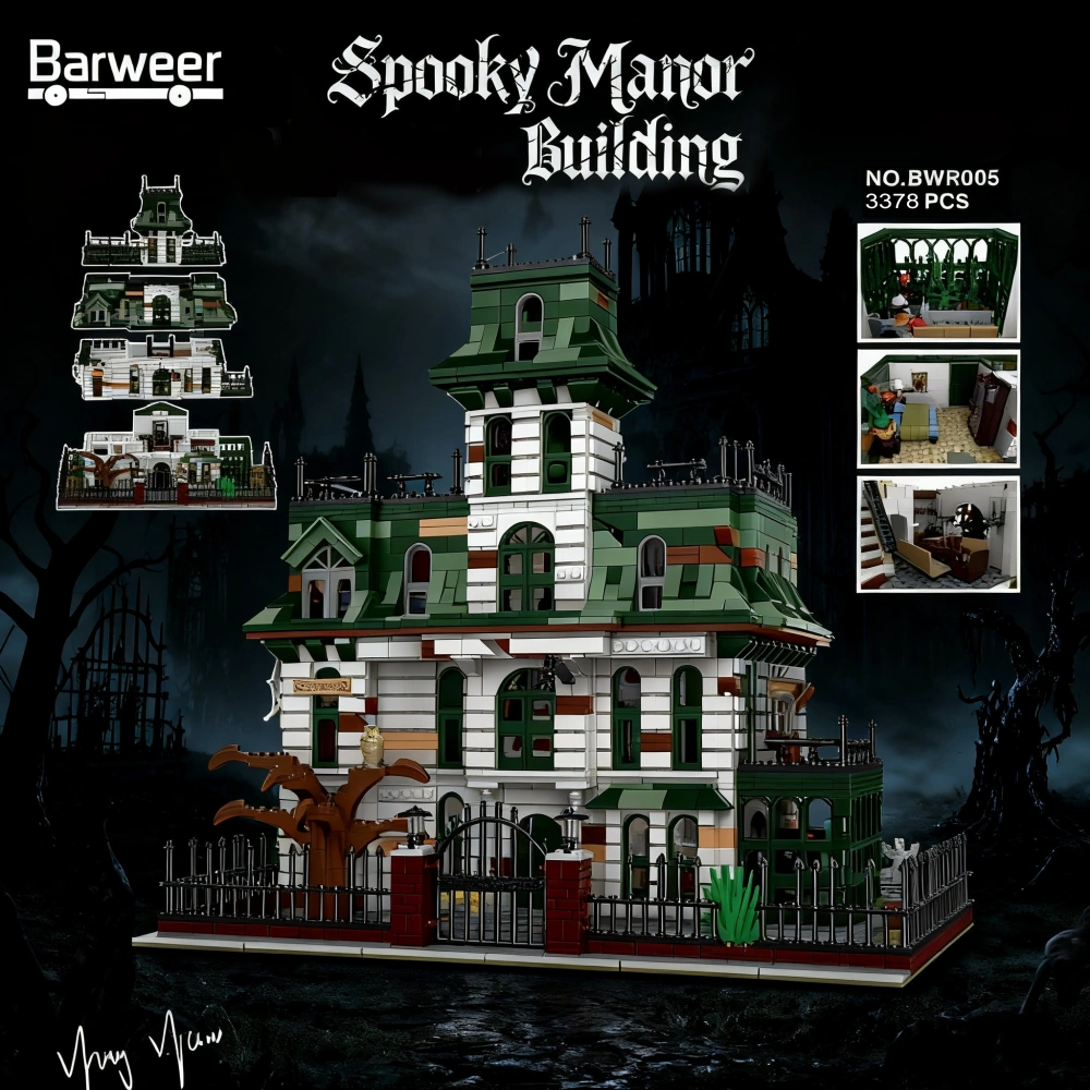 Barweer BWR005 Spooky Manor Building The Addams Family Modular Buildings