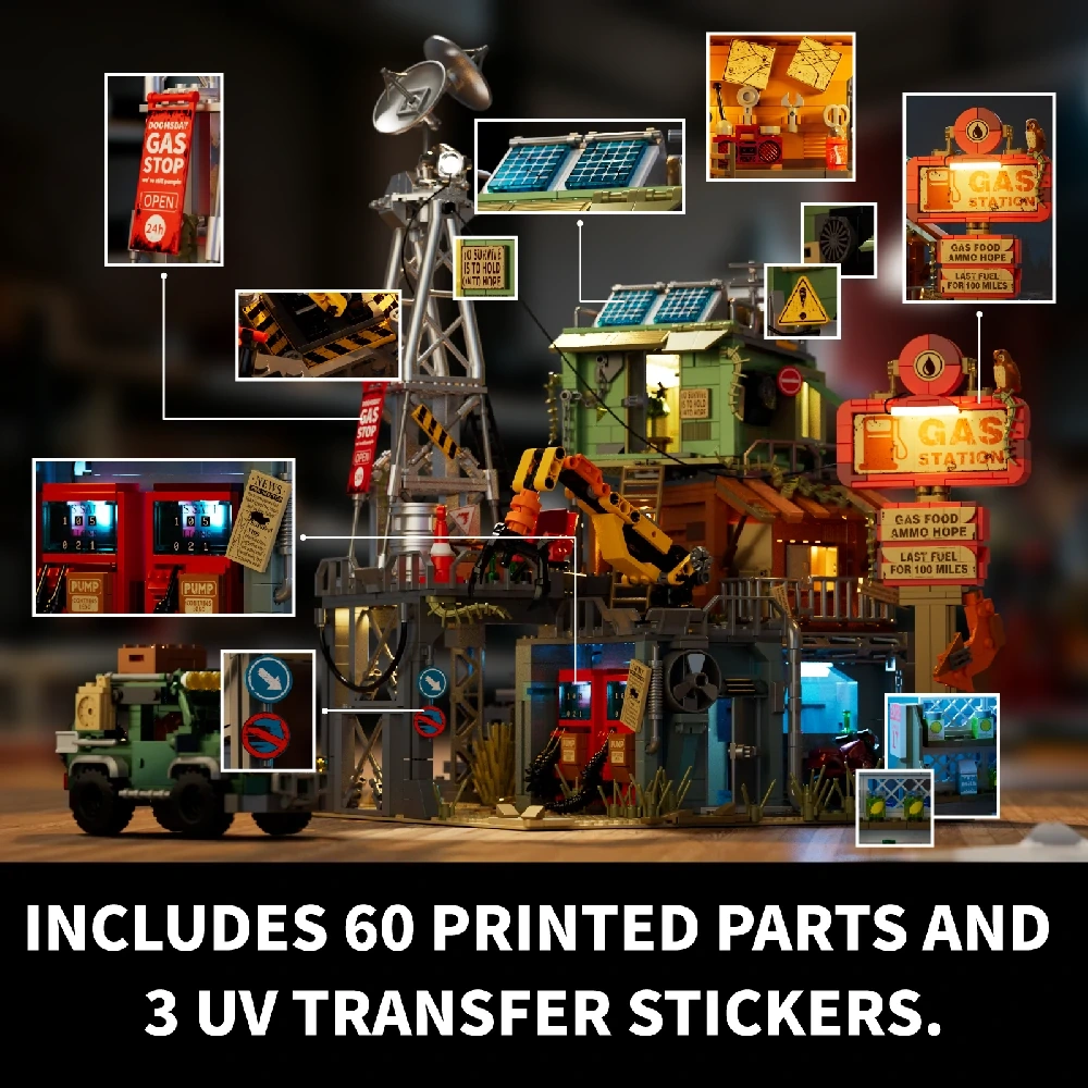 Iambrick 30901 Doomsday Gas Station Modular Buildings