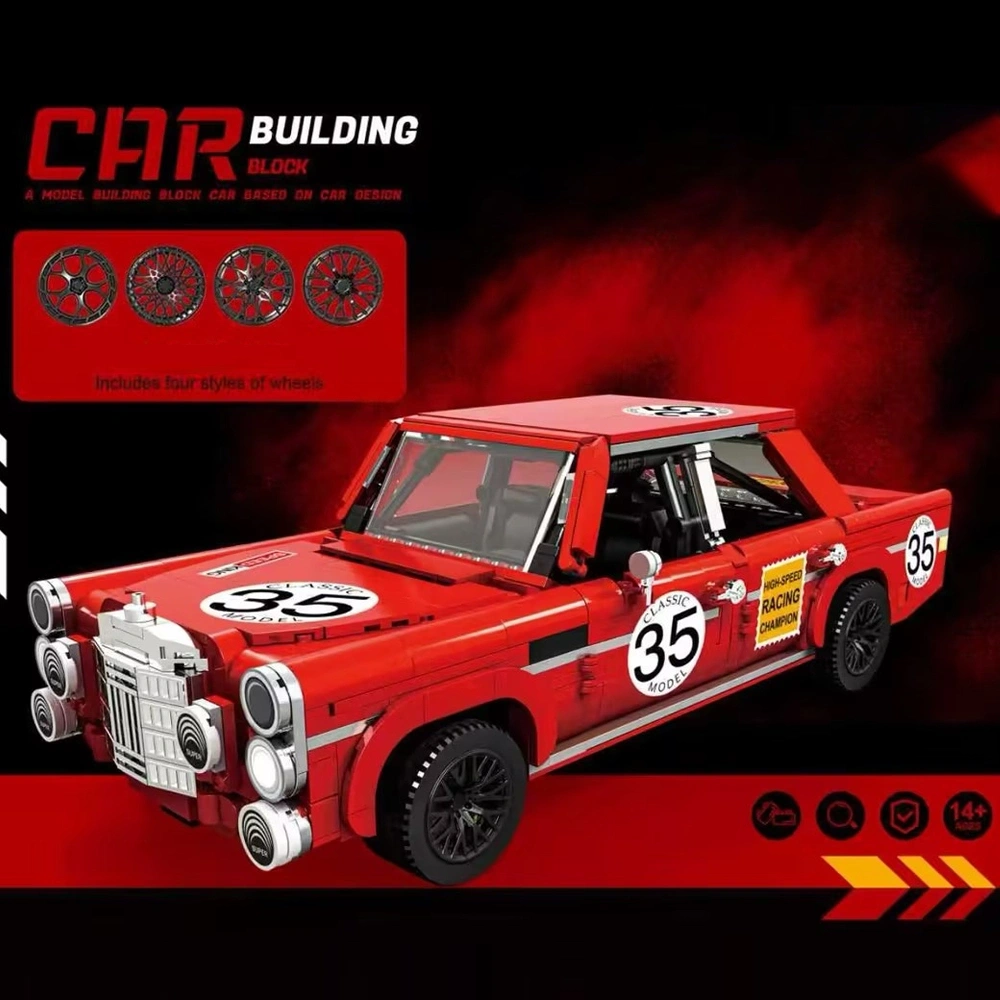 CBOX JD105 Mercedes 300 SEL 6.8 AMG Red pig Technic