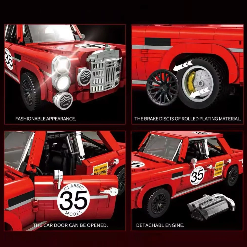 CBOX JD105 Mercedes 300 SEL 6.8 AMG Red pig Technic