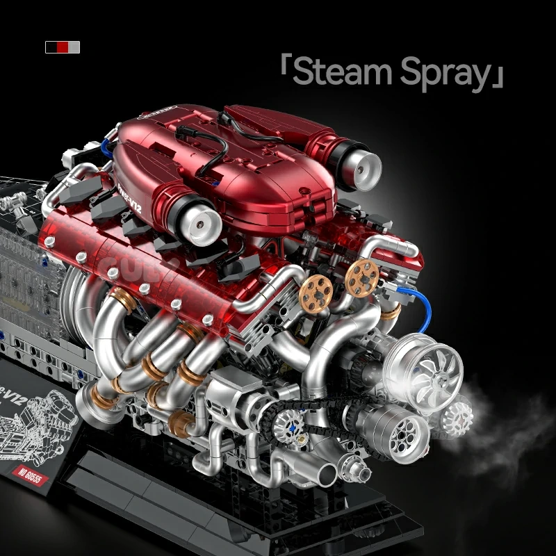 GULY 60555 Ferrari V-12 Cylinder Engine Technic