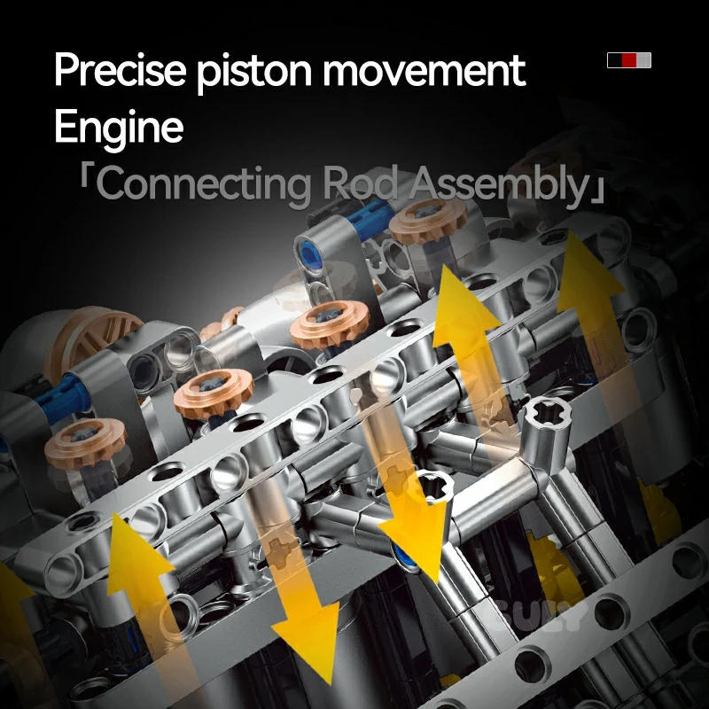 GULY 60555 Ferrari V-12 Cylinder Engine Technic