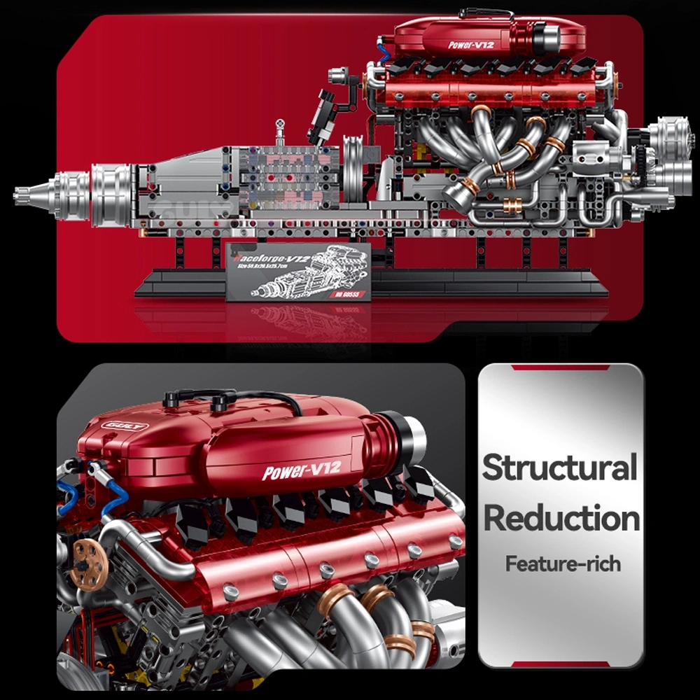 GULY 60555 Ferrari V-12 Cylinder Engine Technic
