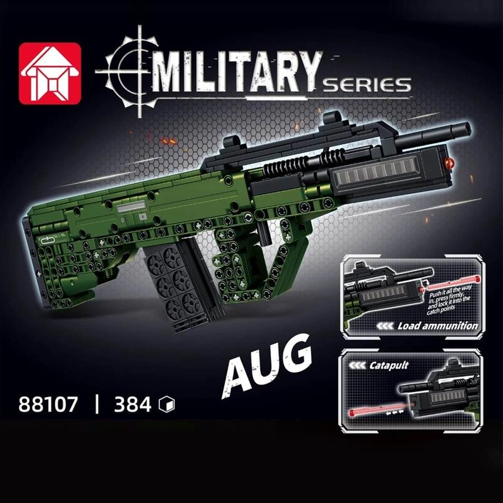 Leyi 88107 AUG Assault Rifle Military
