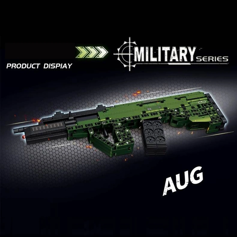 Leyi 88107 AUG Assault Rifle Military