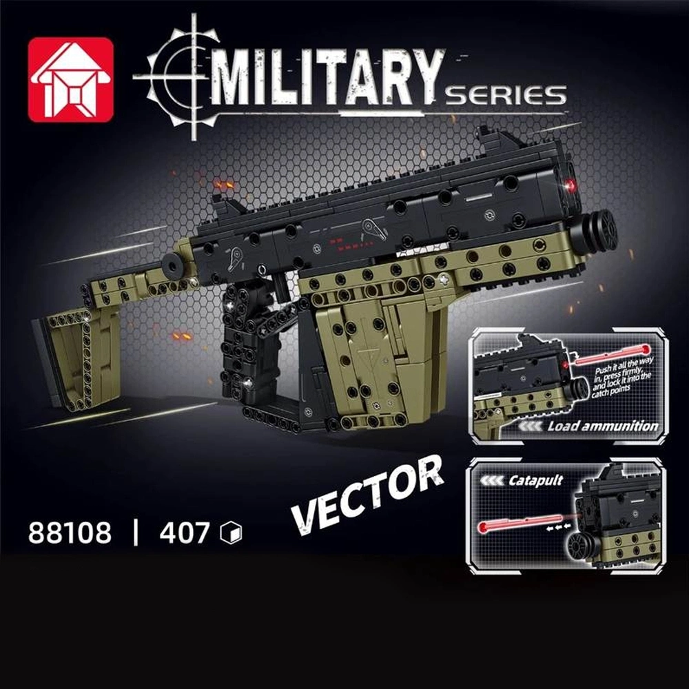 Leyi 88108 KRISS Vector Submachine Gun Military