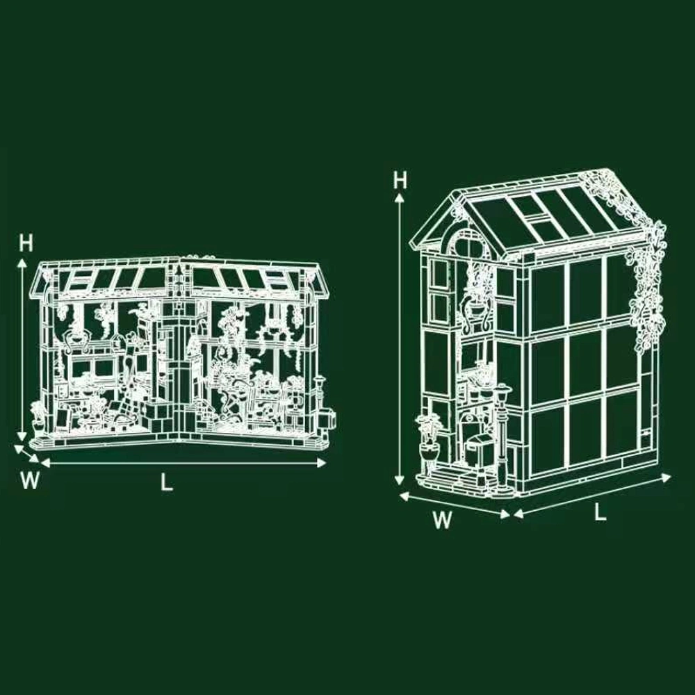 JIESTAR JJ9231 Flowerhouse Book Stand Modular Buildings