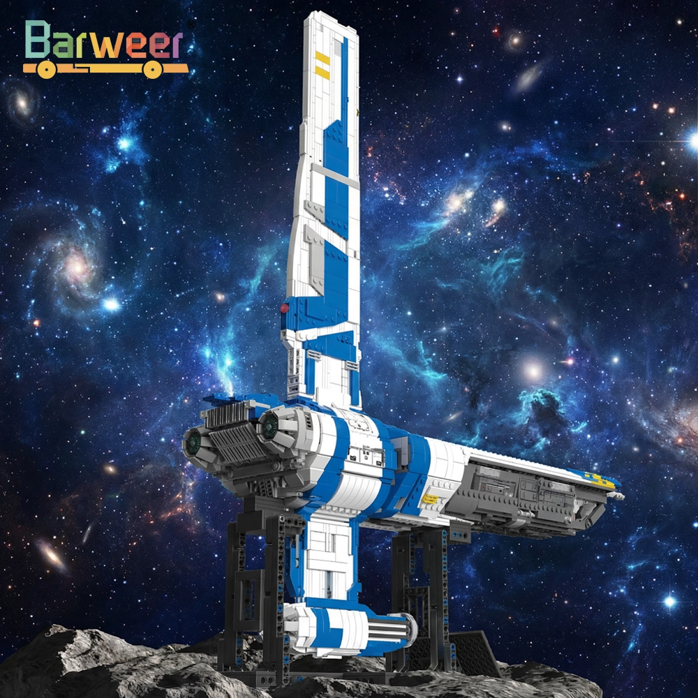 The appearance of Barweer BWR101 Ultimate Playset Scale Stinger Mantis Building Set.