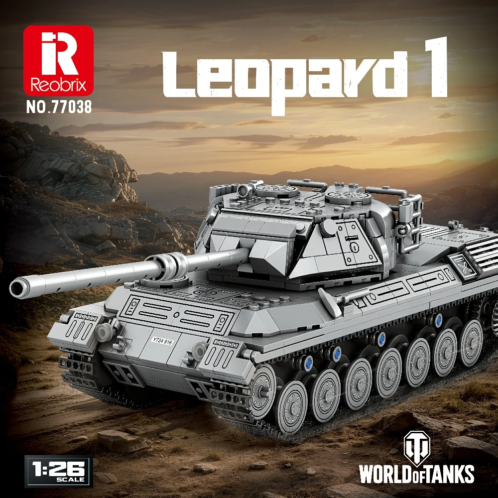 Reobrix 77038 Leopard 1 World of Tanks Military