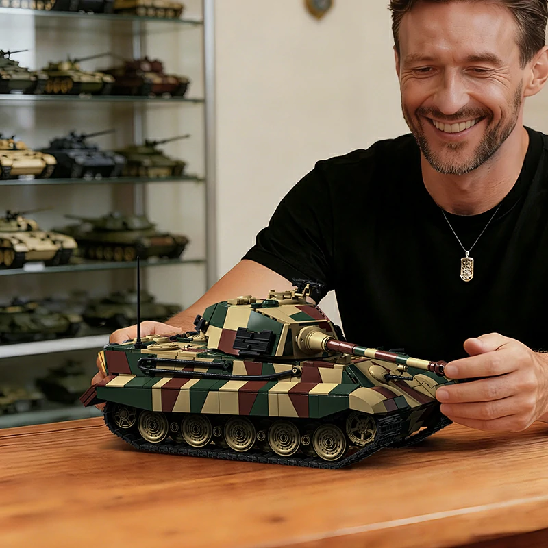 12GO 97027 Tiger II Tank with smooth tracks.