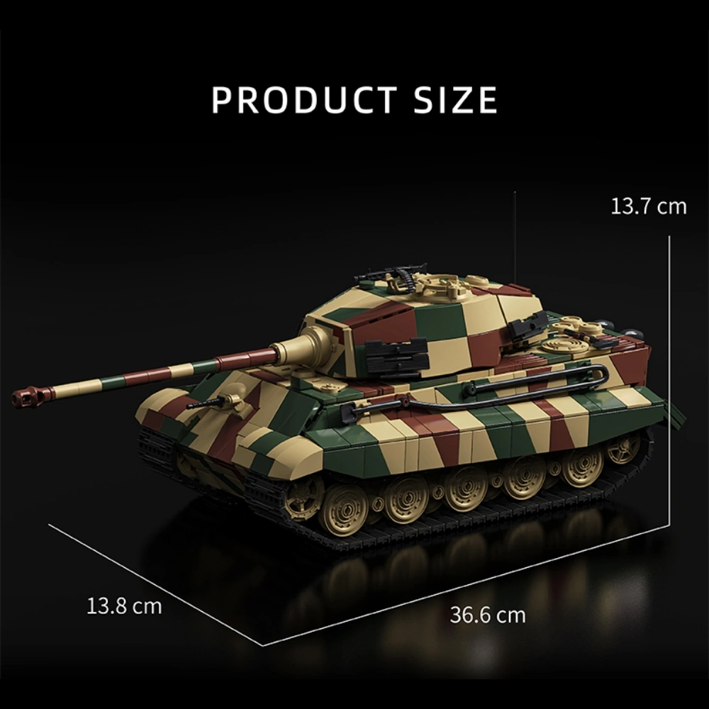 12GO 97027 Tiger II Tank Military
