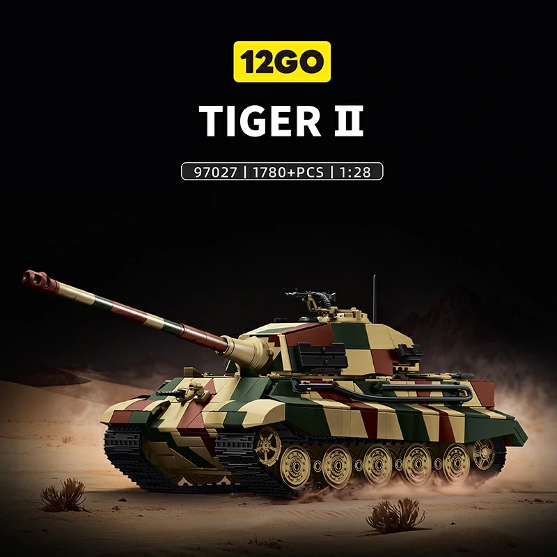 12GO 97027 Tiger II Tank Military