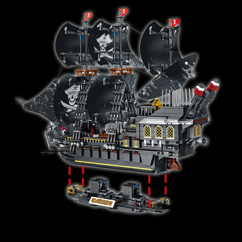 GAOMISI T2156 Black Pearl Pirates