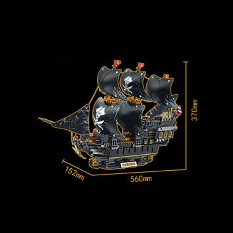 GAOMISI T2156 Black Pearl Pirates