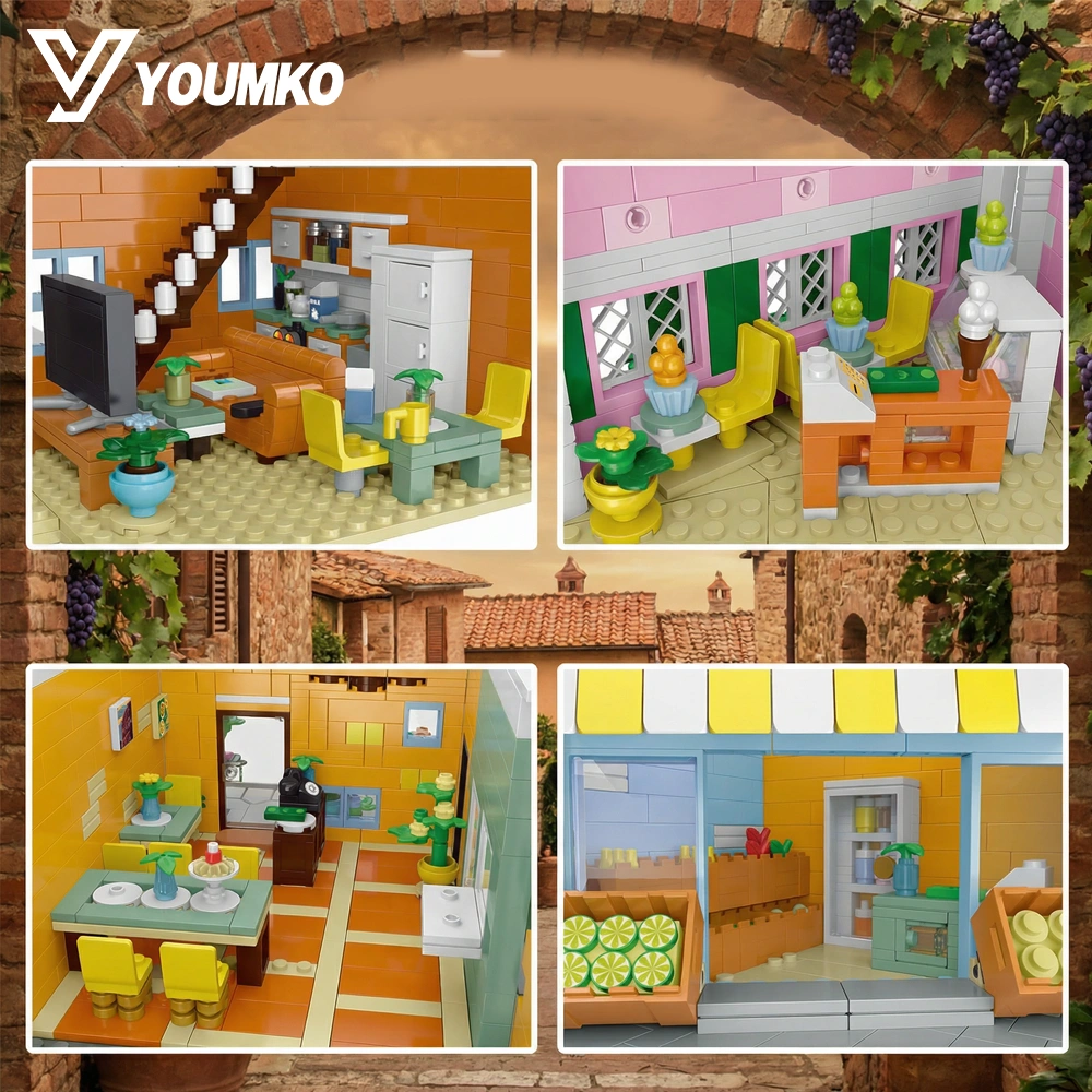 Youmko YM010 Italian Street Corner Modular Buildings