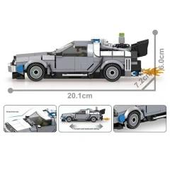 JD089 DeLorean Time Machine 526±pcs