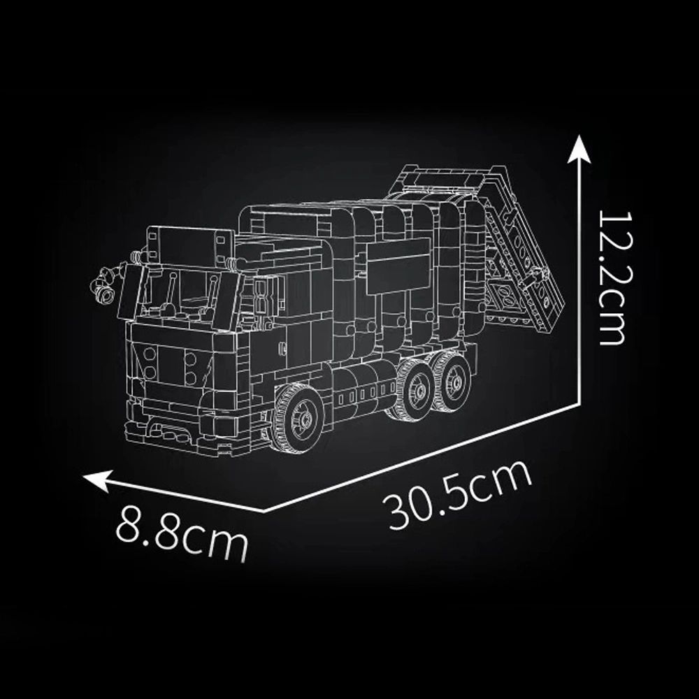 MouldKing 24088 Eco-Friendy Garbage Truck Technic