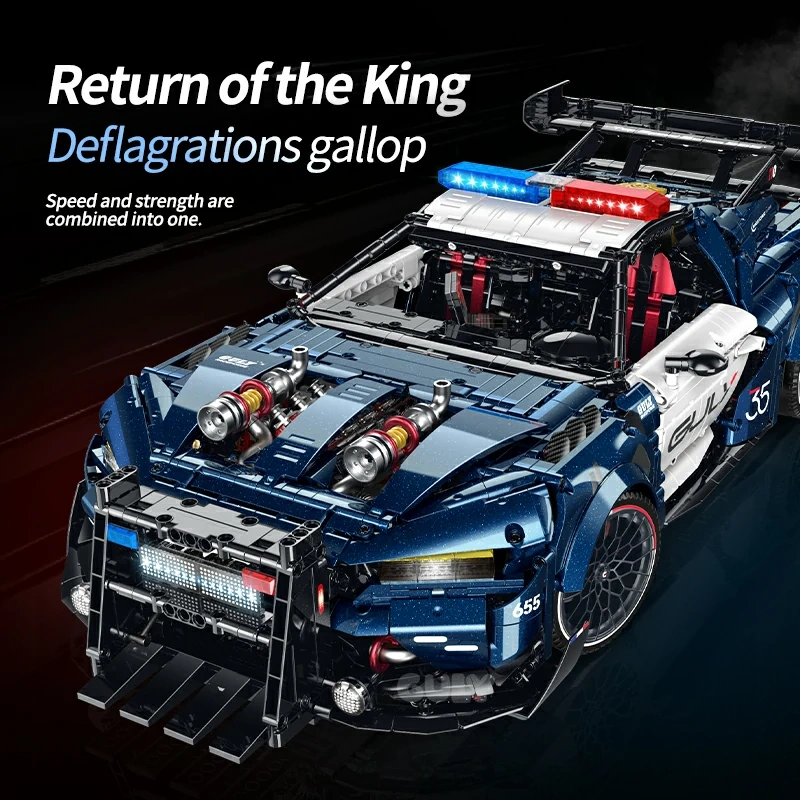 GULY 10655 Mustang Police Car Technic
