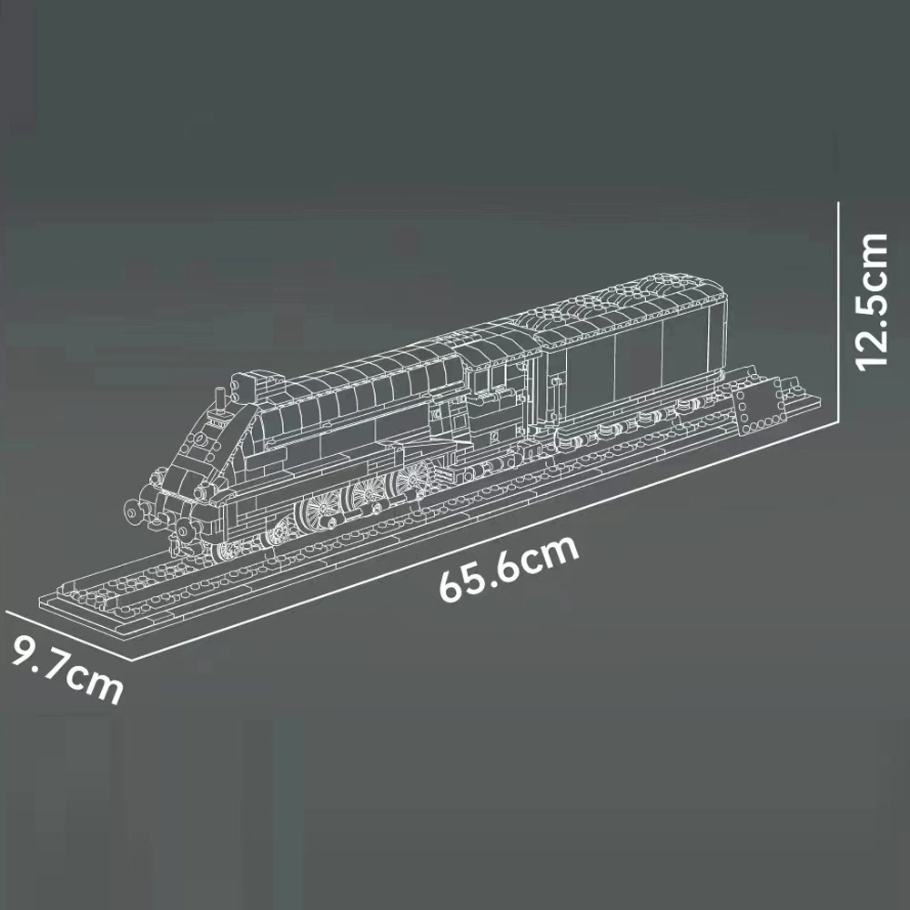 MouldKing 12050 A4 4468 Mallard Technic