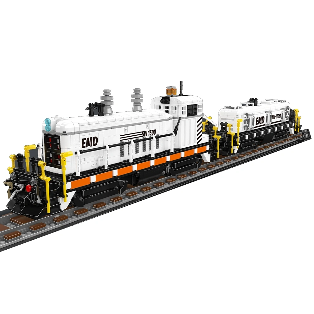 MouldKing 12051 EMO SW1500 Diesel Locomotive Technic