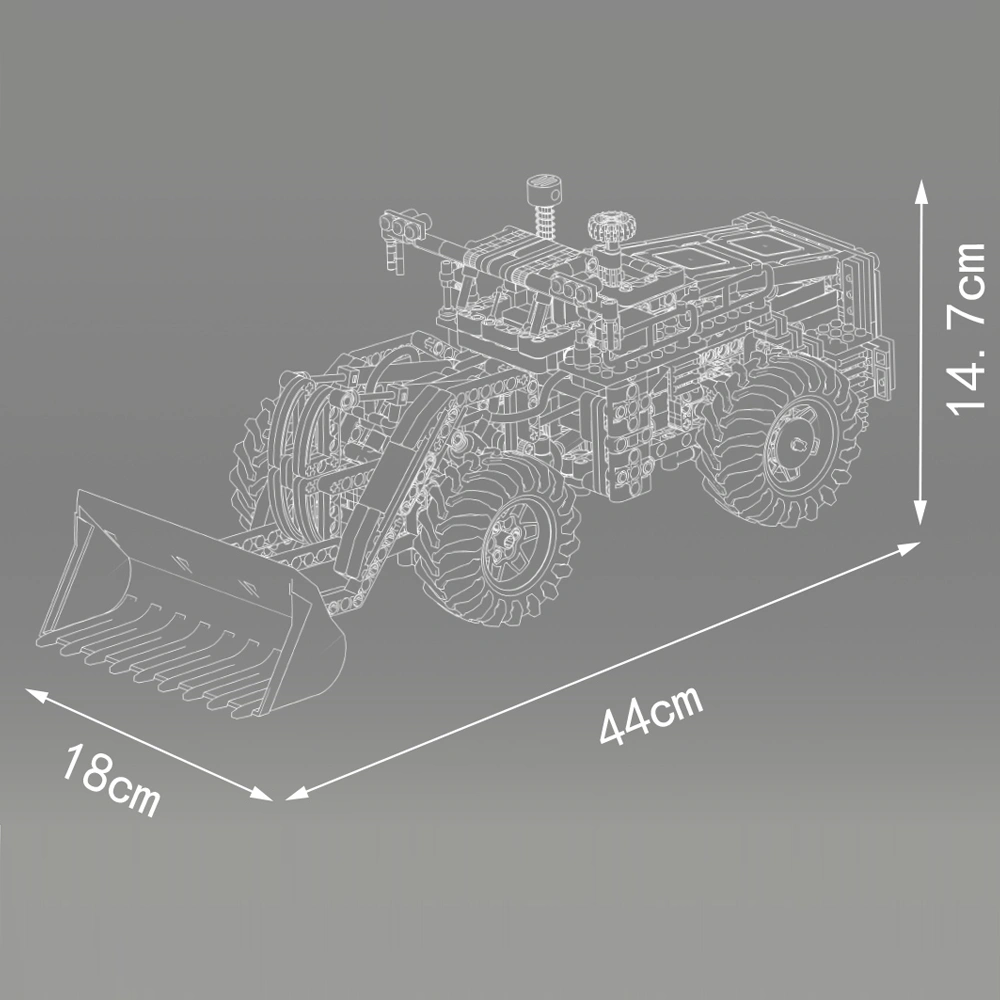 MouldKing 17068 L2350 Pneumatic Loader Technic