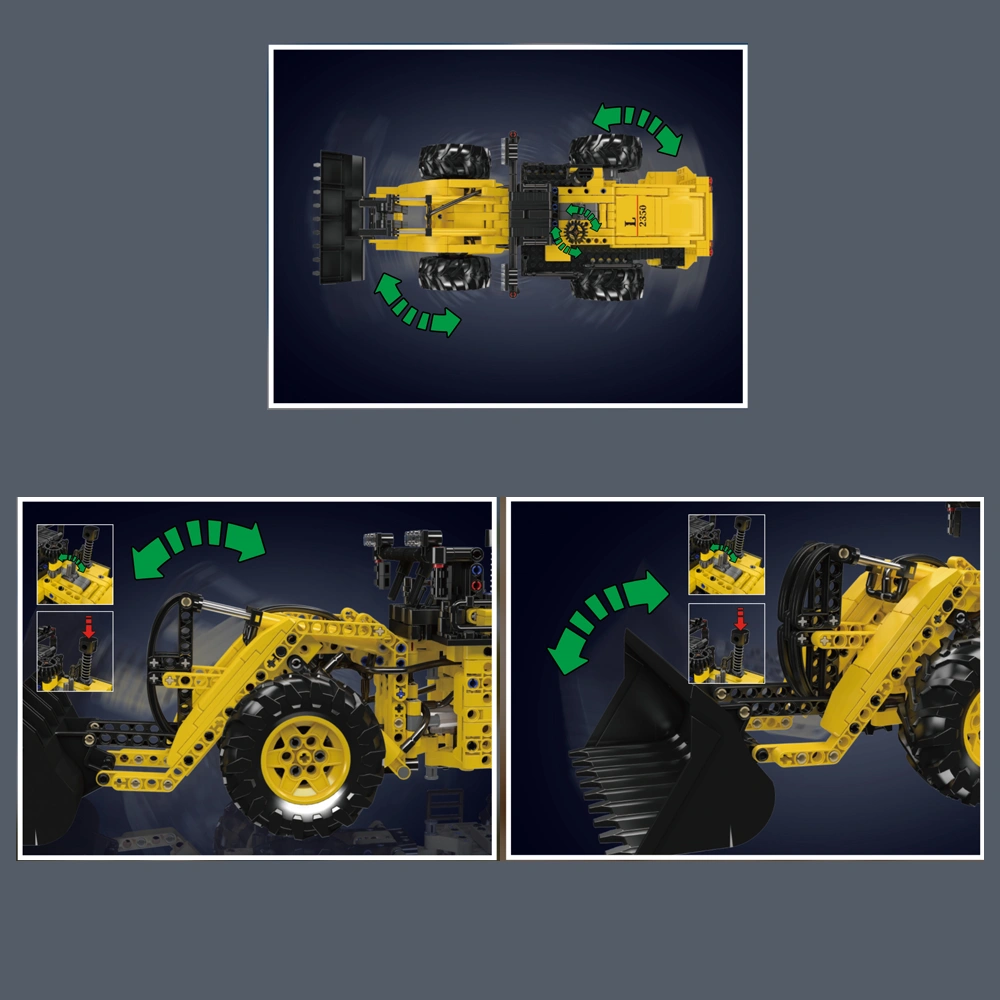 MouldKing 17068 L2350 Pneumatic Loader Technic