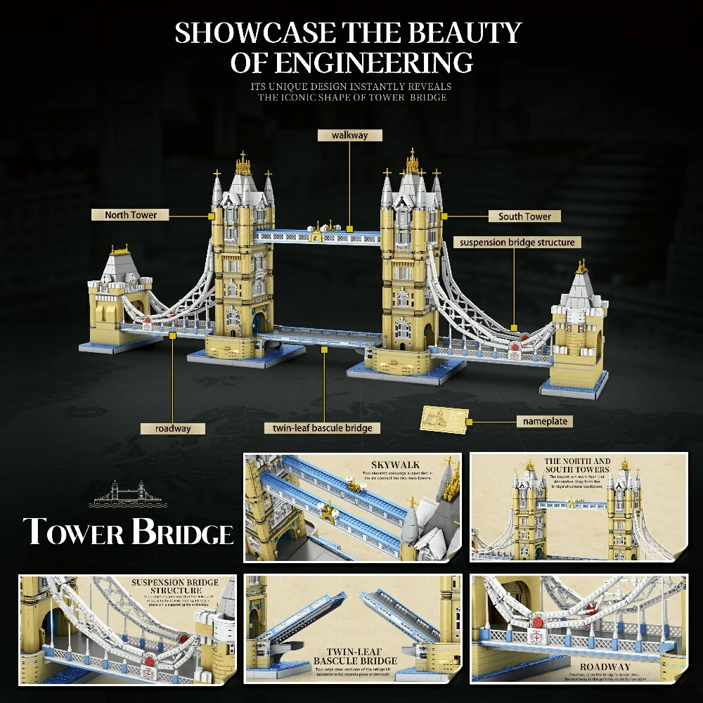 Reobrix 55018 TOWER BRIDGE Modular Buildings