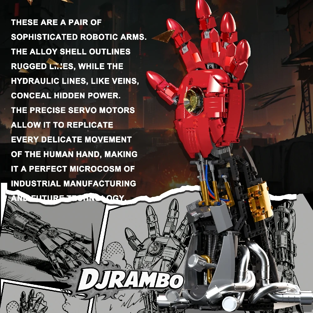 K-BOX 10557 Steel Mechanical Arm Technic