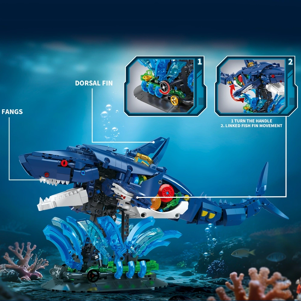 DK 7081 MECHANICAL SHARK Creator Expert