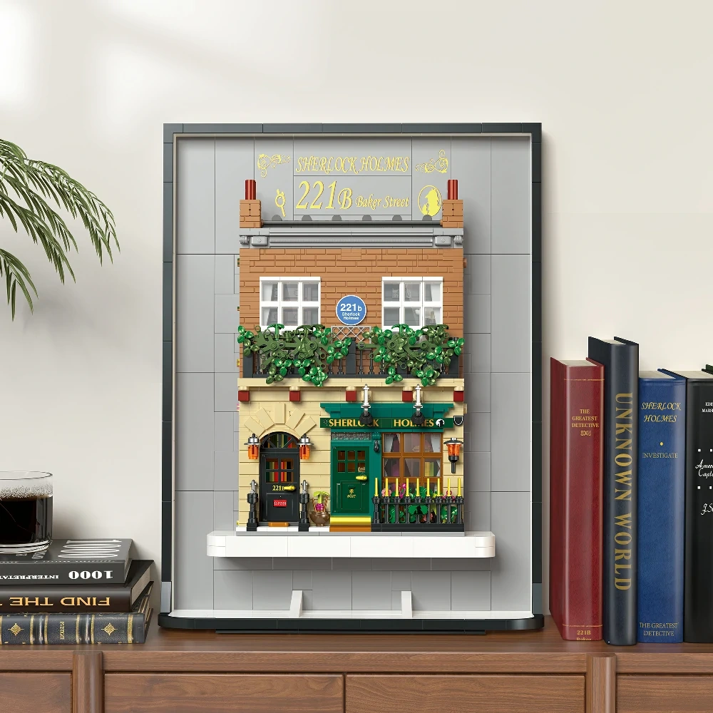 Jiestar 59099 Sherlock Holmes Memorial Hall 221B Baker Street Modular Building