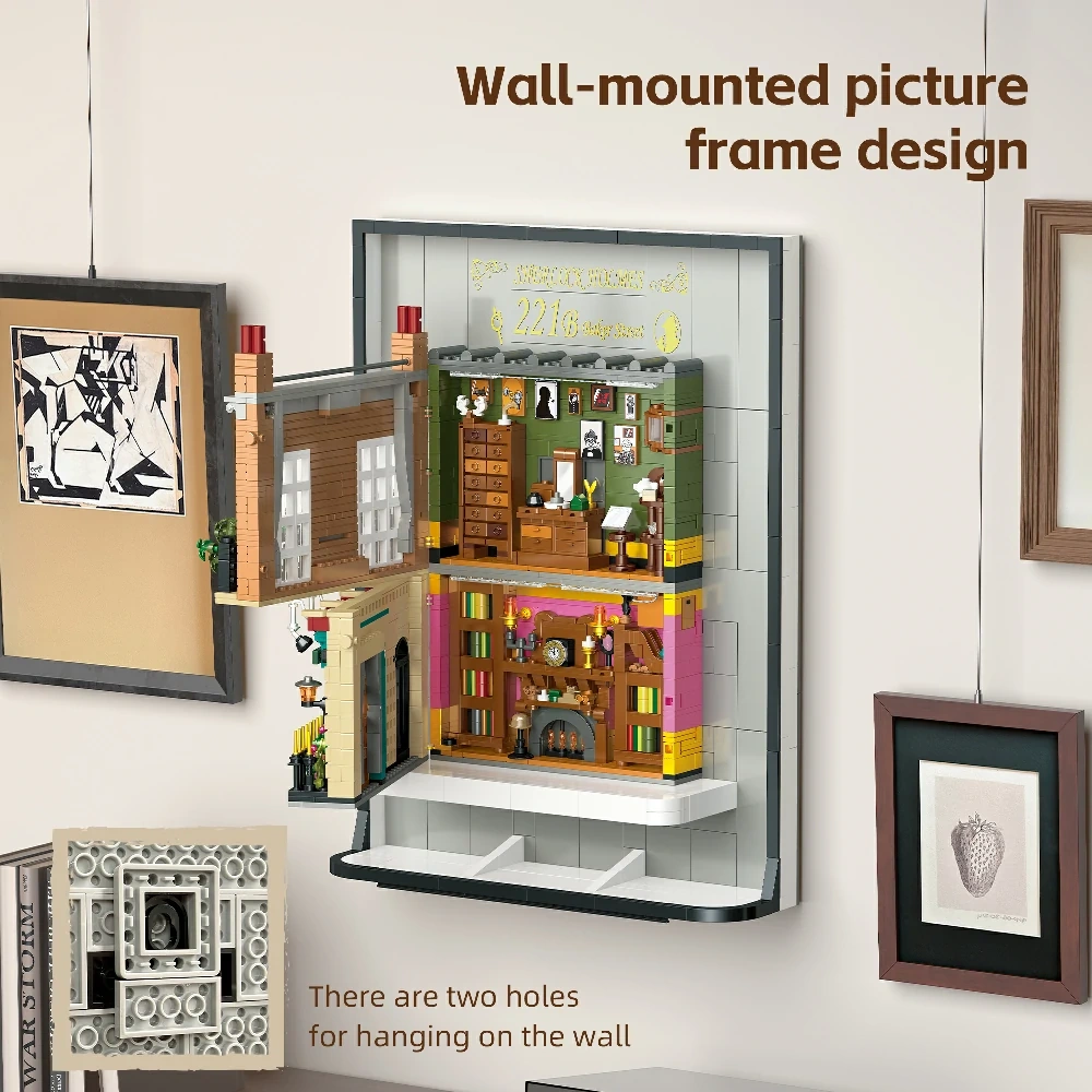 Jiestar 59099 Sherlock Holmes Memorial Hall 221B Baker Street Modular Building