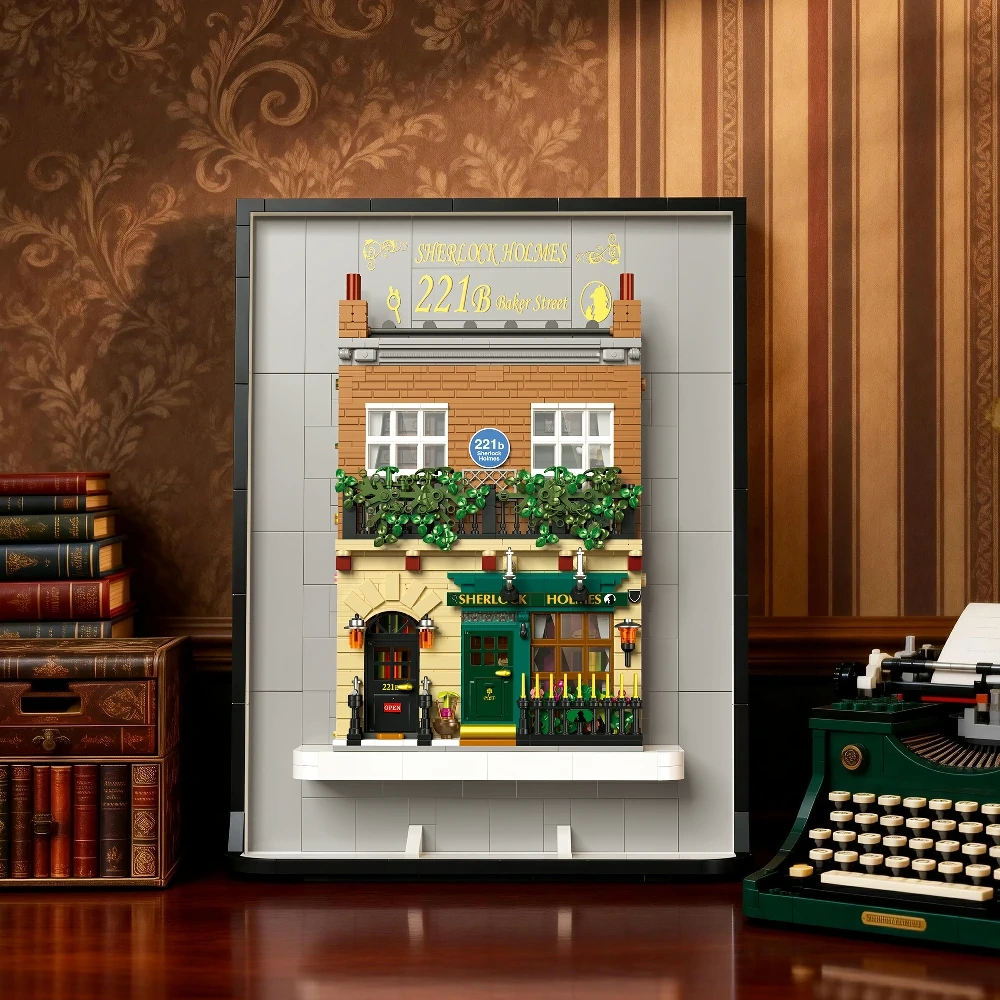 Jiestar 59099 Sherlock Holmes Memorial Hall 221B Baker Street Modular Building