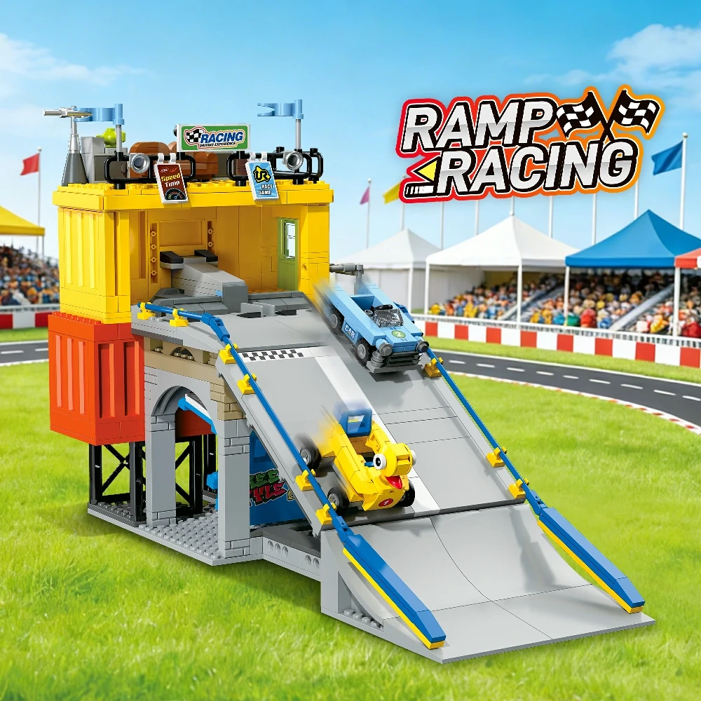 Jiestar JJ9264 Ramp Racing Scene Modular Building