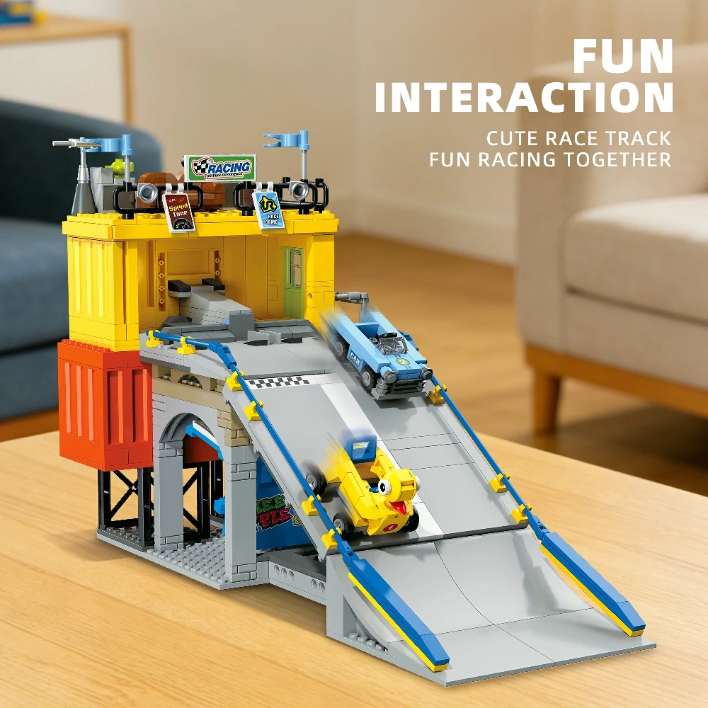 Jiestar JJ9264 Ramp Racing Scene Modular Building