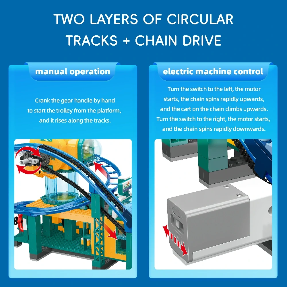 Jiestar JJ9251 Ocean Base Roller Coaster Modular Buildings