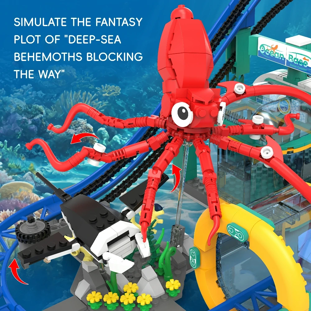 Jiestar JJ9251 Ocean Base Roller Coaster Modular Buildings