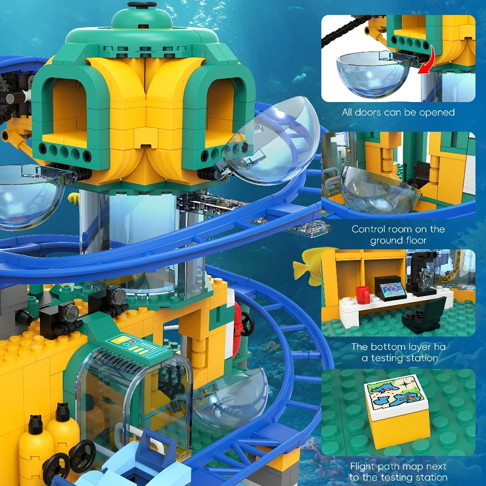 Jiestar JJ9251 Ocean Base Roller Coaster Modular Buildings