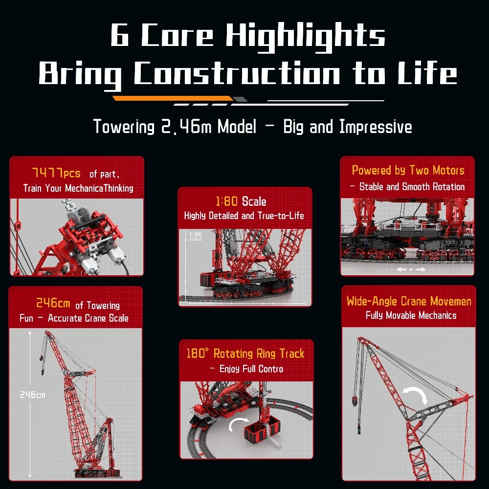 Reobrix 22028 Land-Based Ring Crane Technic