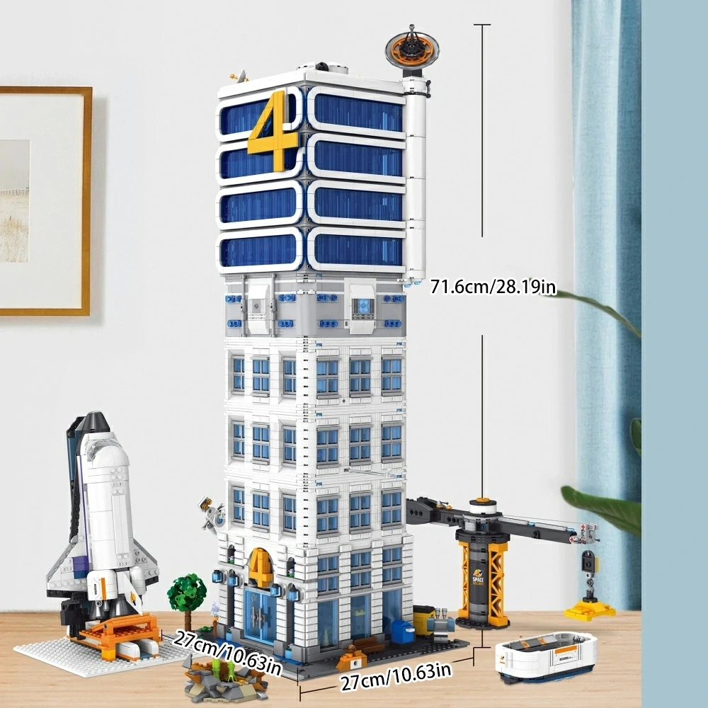 CBOX SJ1002 Fantastic 4 Modular Baxter Building Classic Space Academy Super Heroes