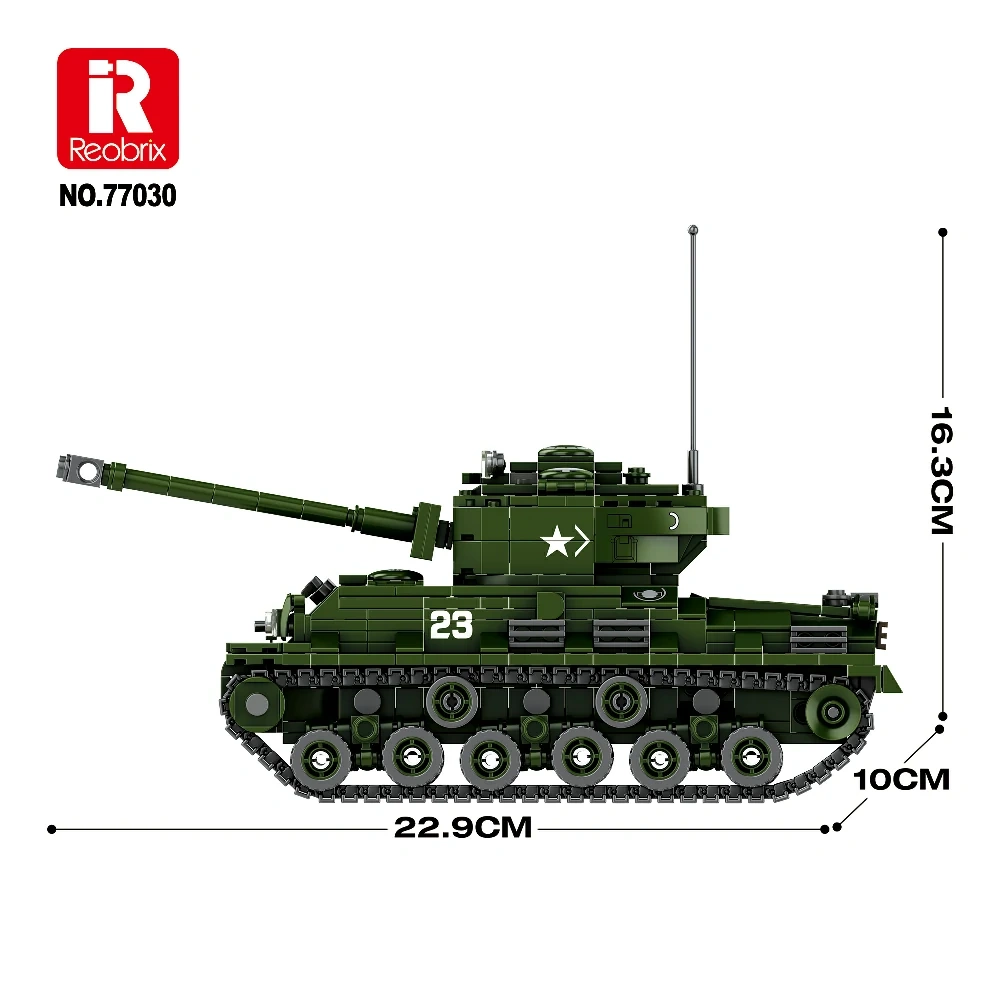 Reobrix 77030 M4A3E8 World of Tanks Military
