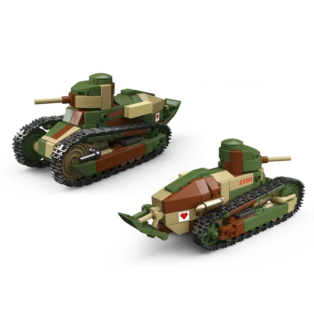ThirdParty 300035 Renault FT Machine-Gun Anti-Tank Military