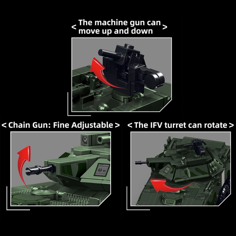 Leyi 66103 LAV-G1 Infantry Fighting Vehicle Military