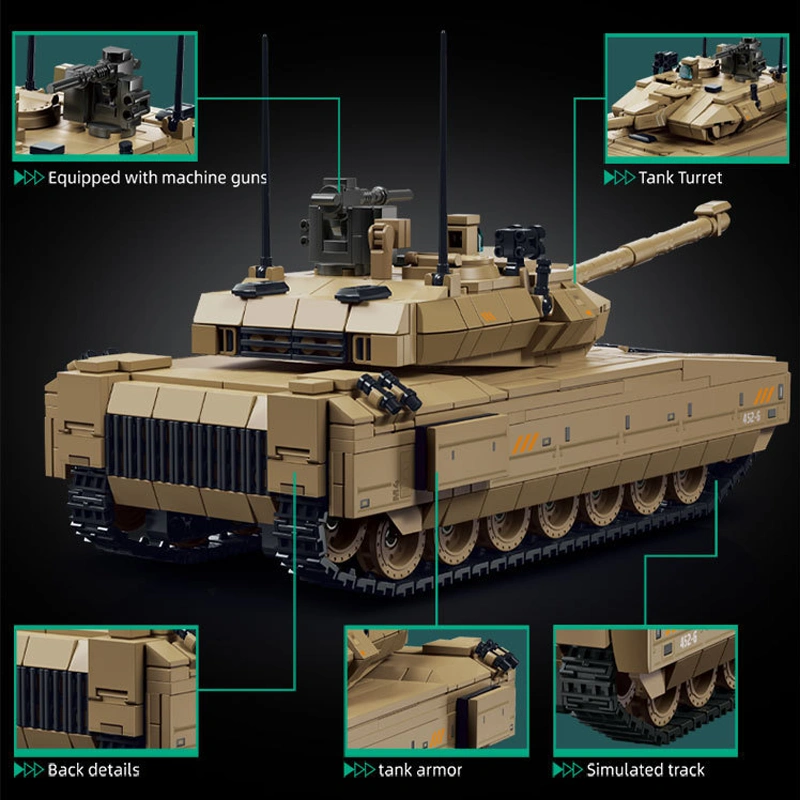 Leyi 66105 M1A4 Main Battle Tank Military