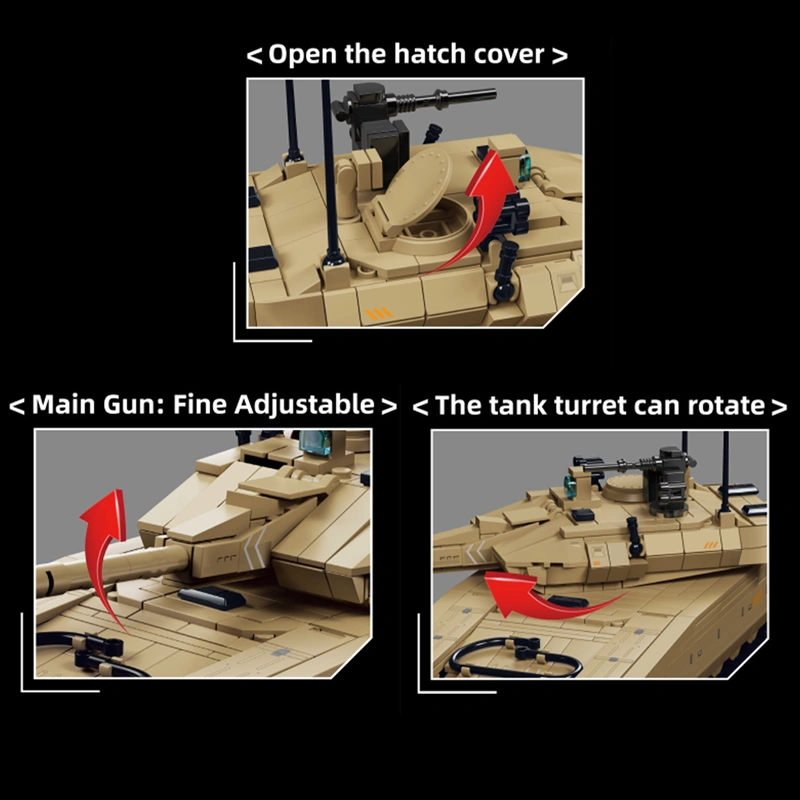 Leyi 66105 M1A4 Main Battle Tank Military