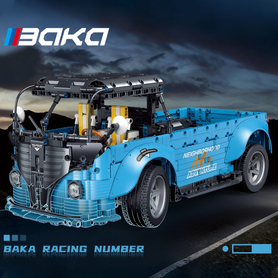 ☆改造して2V1Tに変身したBUSKER’S LP BAKA 66619 Double-Decker Bus Technic