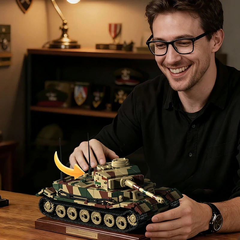 12GO 97029 Tiger Tank (P) Military