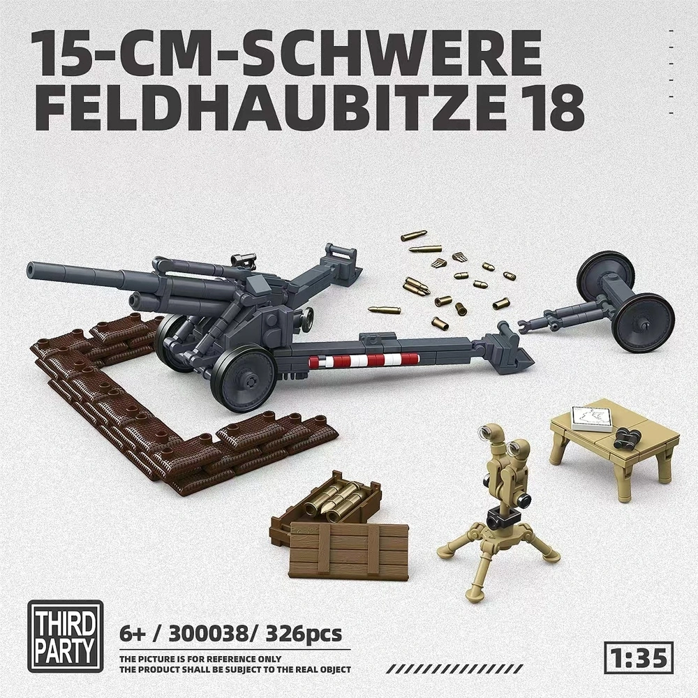 ThirdParty 300038 15-CM SCHWERE FELDHAUBITZE 18 Military