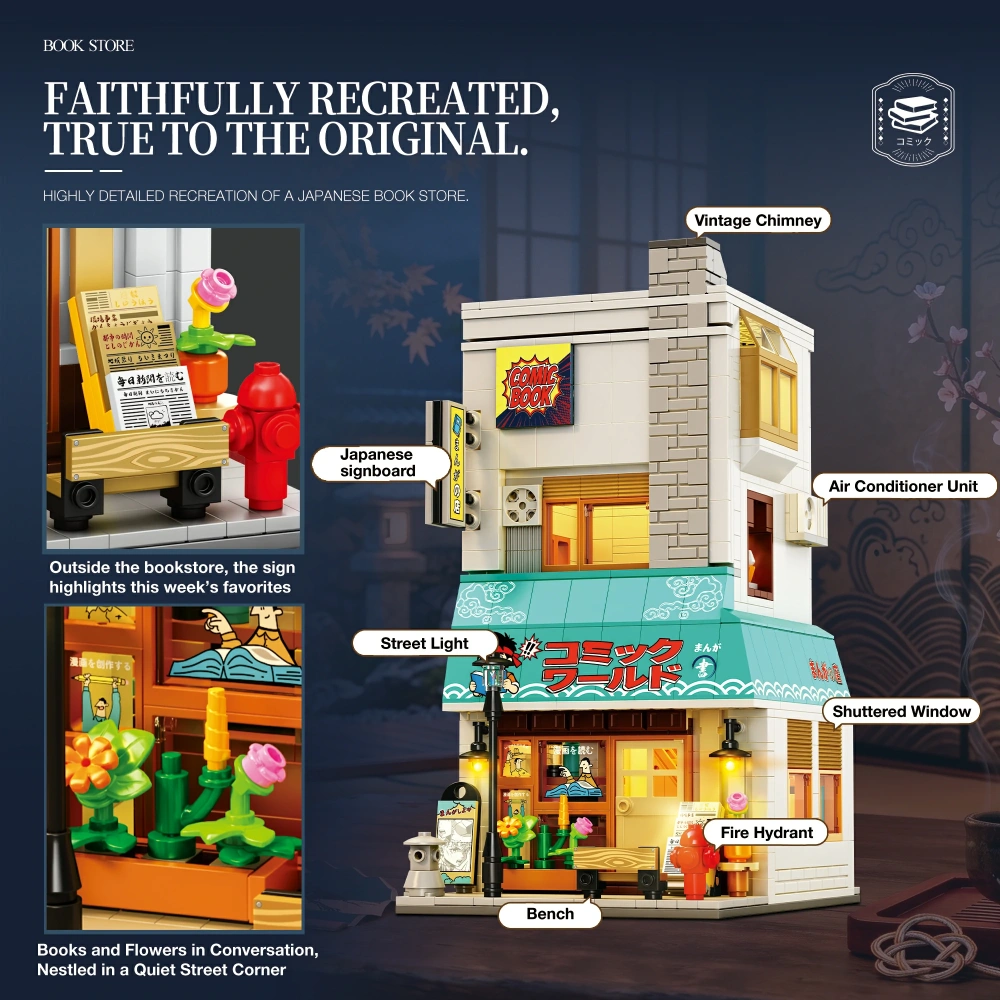 Reobrix 66505 BOOK STORE Modular Buildings