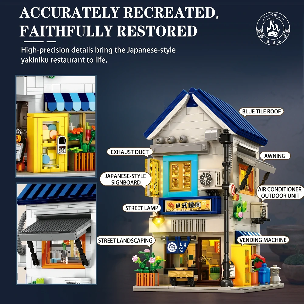 Reobrix 66506 BBQ RESTAURANT Modular Buildings