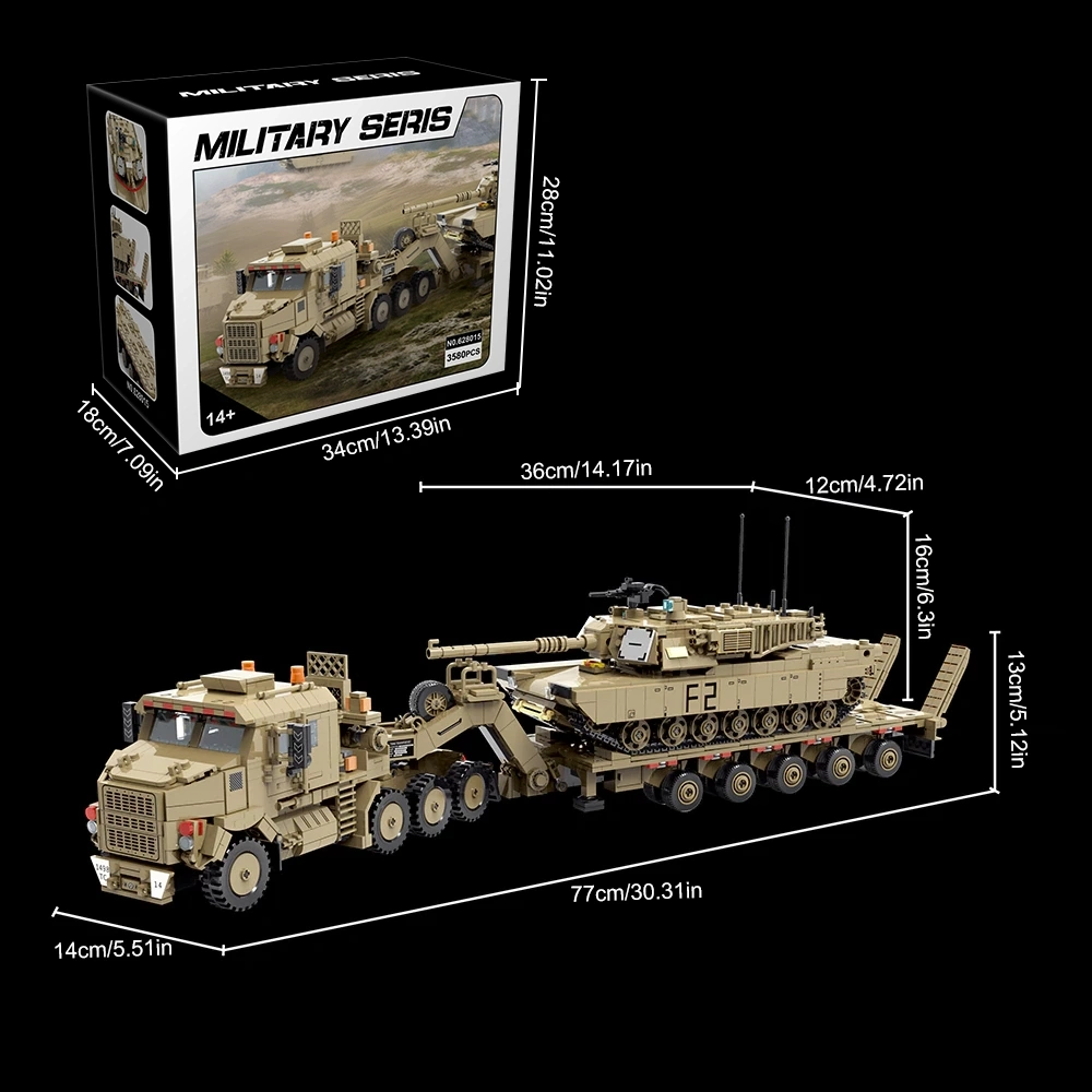 XINGBAO 628015 M1070 Armored Vehicle Military